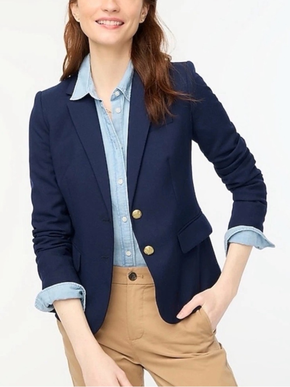 J. Crew | Navy Schoolboy Blazer, M